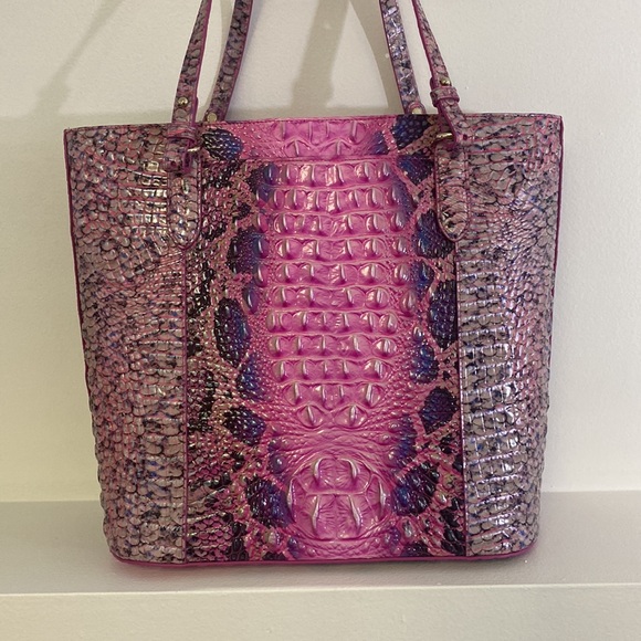 Brahmin Bags Brahmin Abigail Pink Cobra Ombre Poshmark